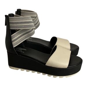 Sorel Women's Cameron Platform Ankle Strap Wedge Sandal Size 8.5